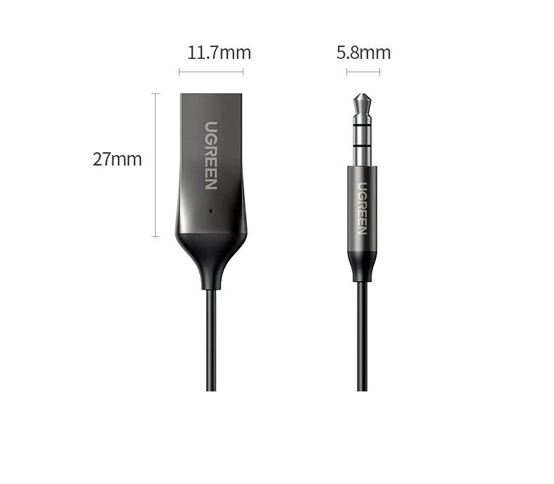 Adaptador Ugreen Áudio Bluetooth 5.0 CM309