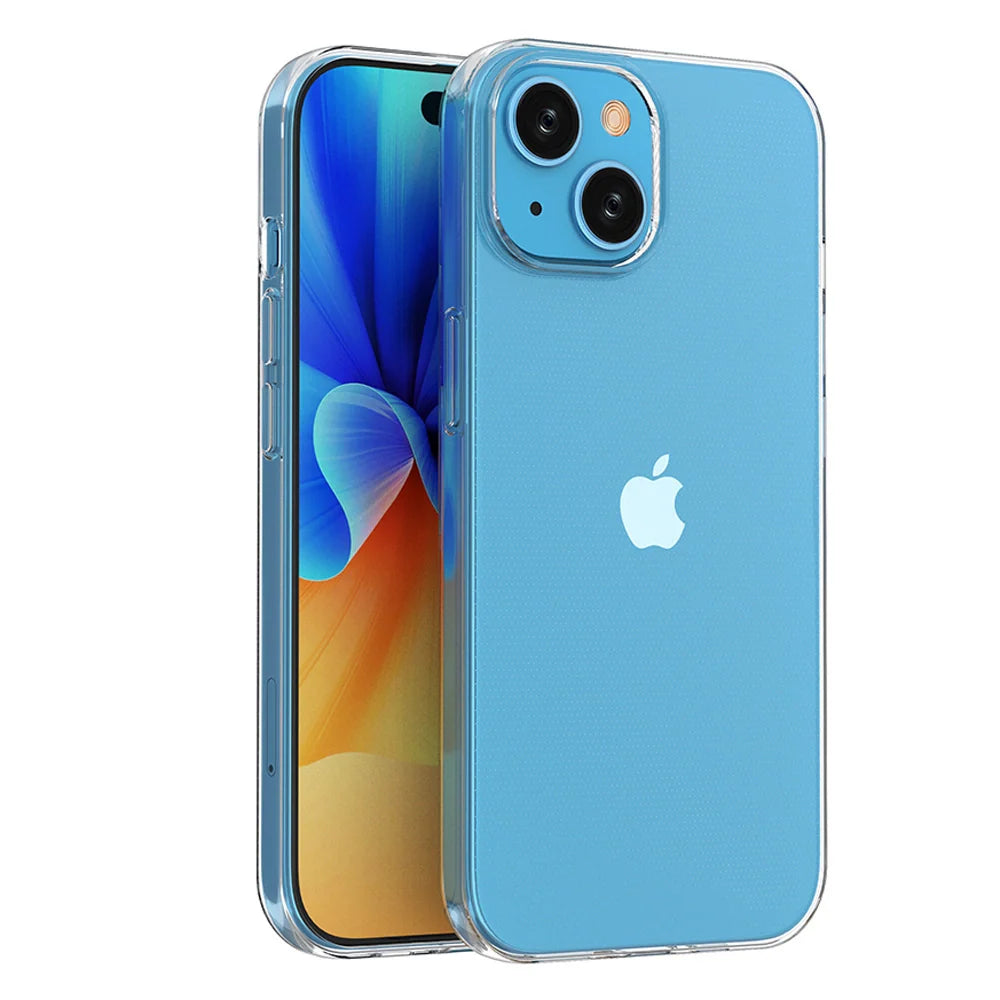 Capa Ultra Clear em Silicone para iPhone 15 Transparente