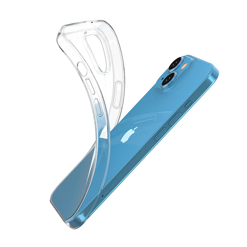Capa Ultra Clear em Silicone para iPhone 15 Transparente