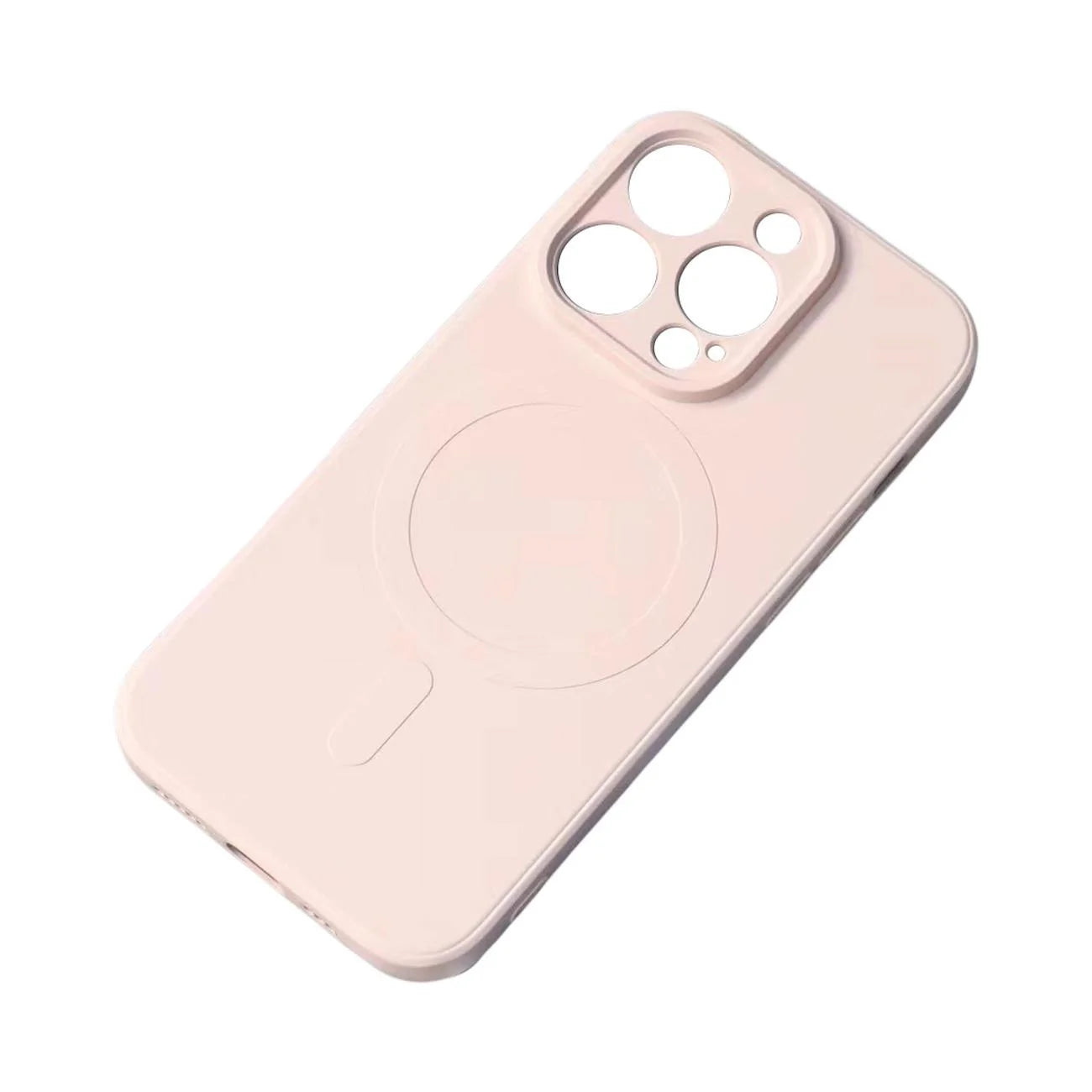 Capa de silicone com MagSafe para iPhone 15 Rosa