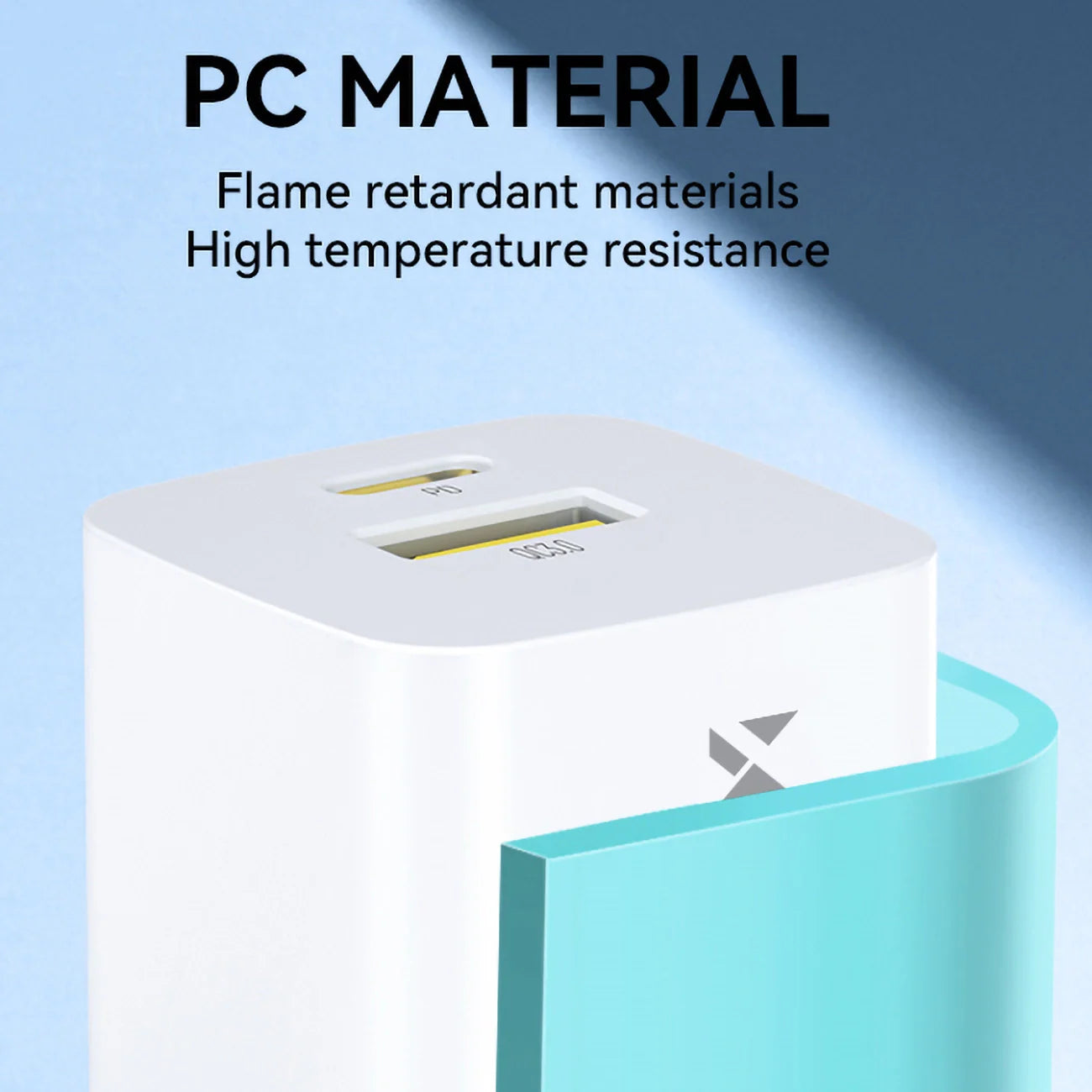 Wozinsky WWCEAC Carregador de Parede GaN 33W USB-A USB-C / Branco