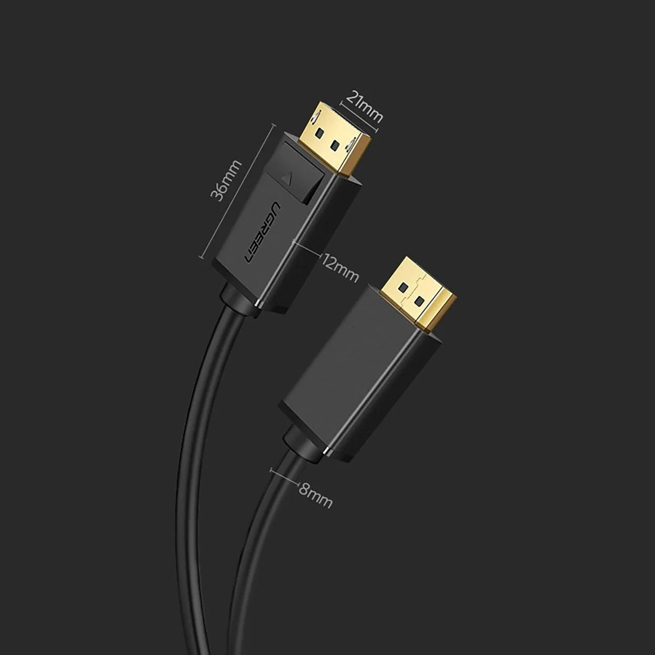 Cabo DisplayPort para DisplayPort 1.2 4K 1m Ugreen DP102 10244