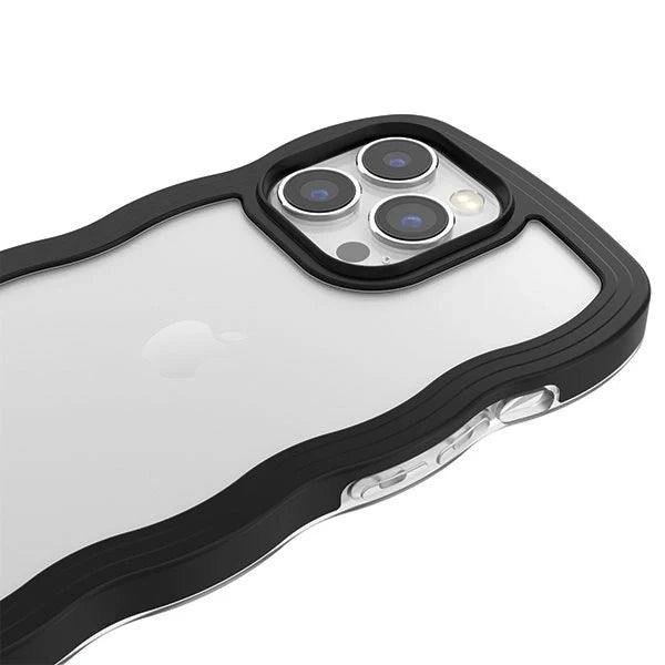 Capa Adidas OR Wavy Preta e Transparente para iPhone 13 Pro