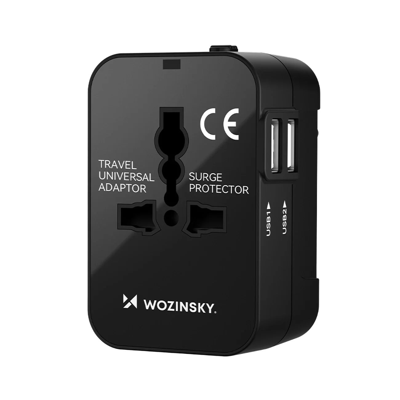 Adaptador de Viagem Universal Wozinsky WUTWC 24W EU/US/AUS/UK 2x USB-A