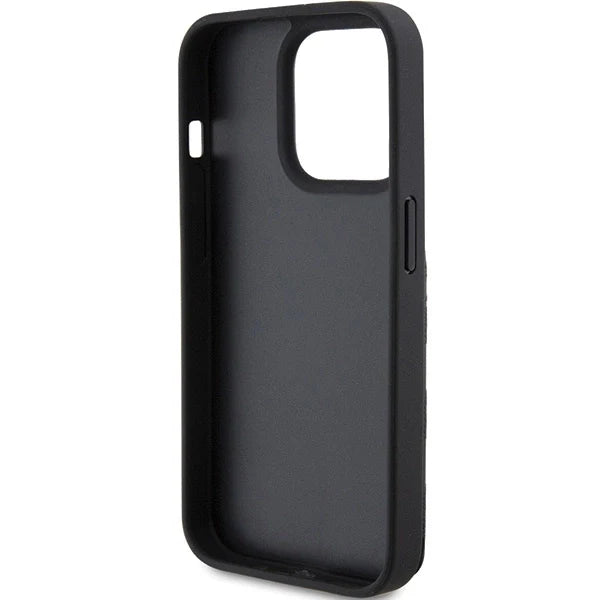 Capa Karl Lagerfeld Monograma Choupette para iPhone 15 Pro Max Preta