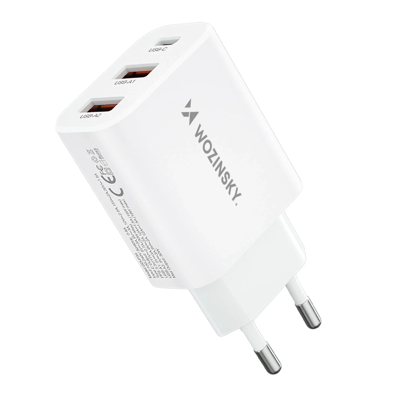Carregador USB-C + 2 x USB-A 30W WOZINSKY CWCUCW  Branco