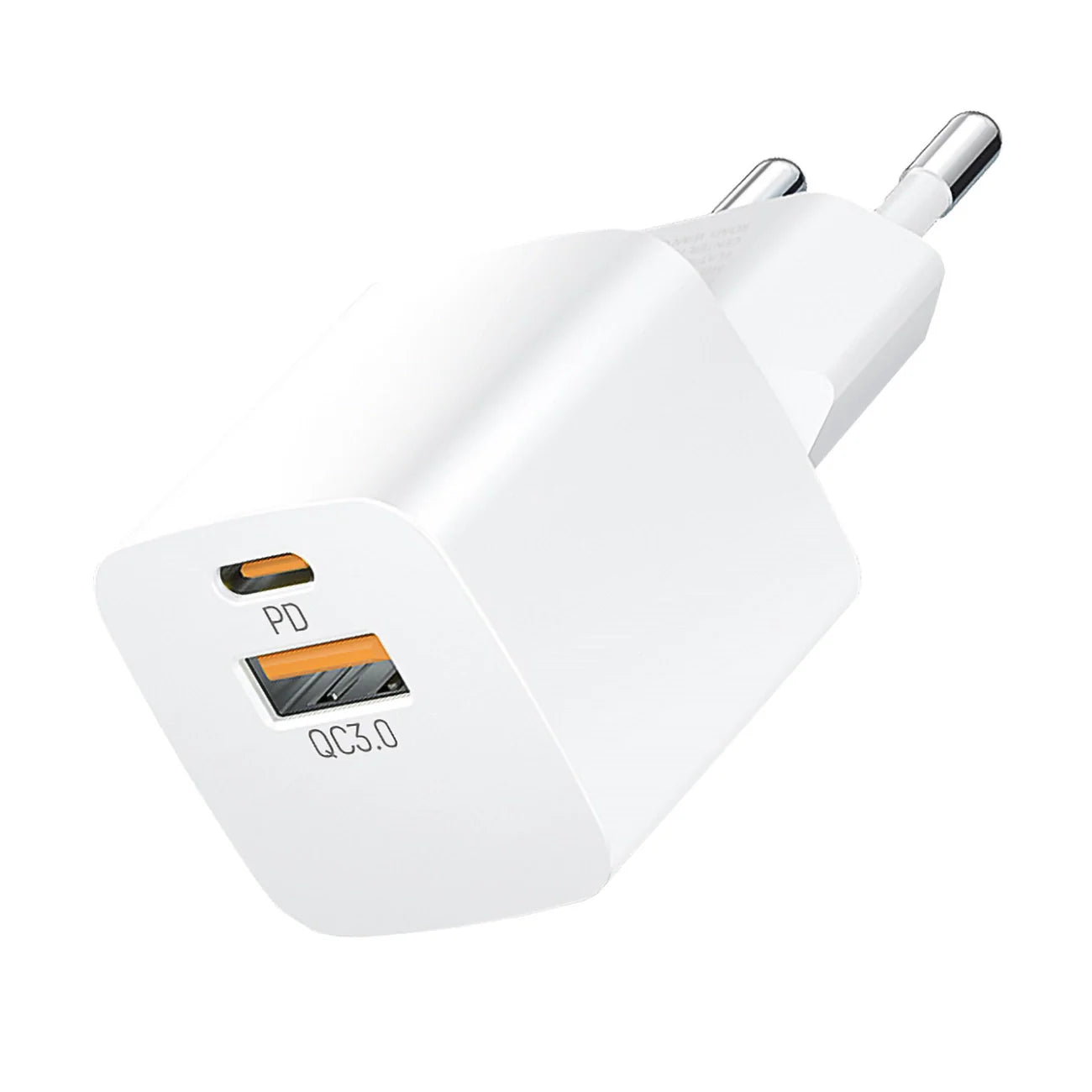 Carregador de Parede USB-C + USB-A 20W Wozinsky CMWCW Branco