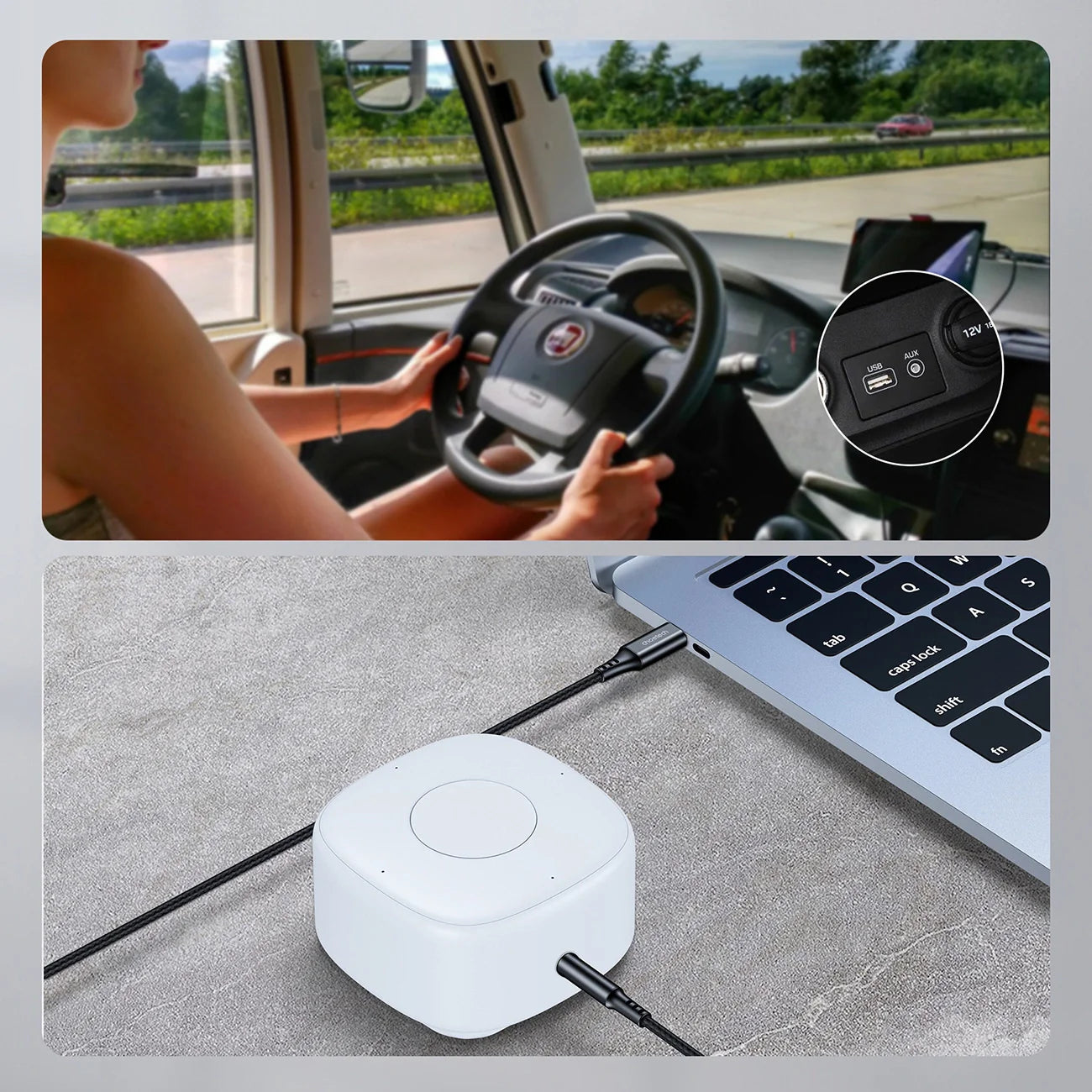 Cabo de Audio Lightning para Jack 3.5mm 2m Choetech AUX009