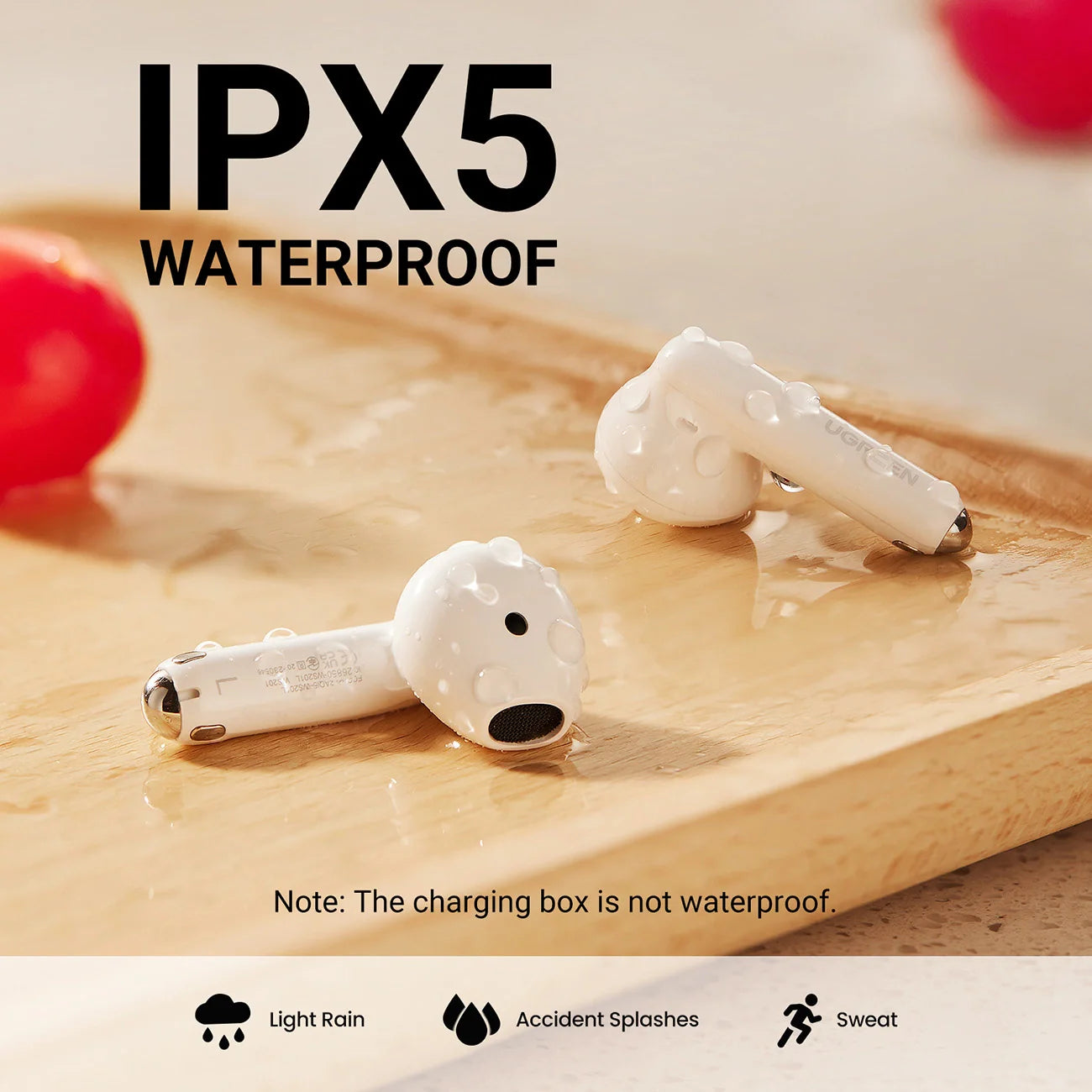 Auriculares Ugreen WS201 HiTune H5 ANC Brancos