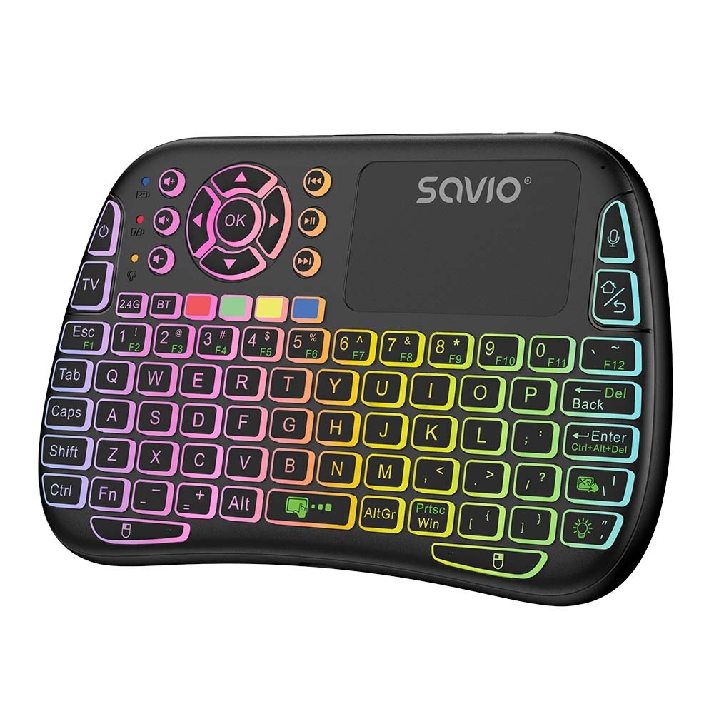 Teclado para Dispositivos Móveis e Smart TV Savio SAVMKW-04