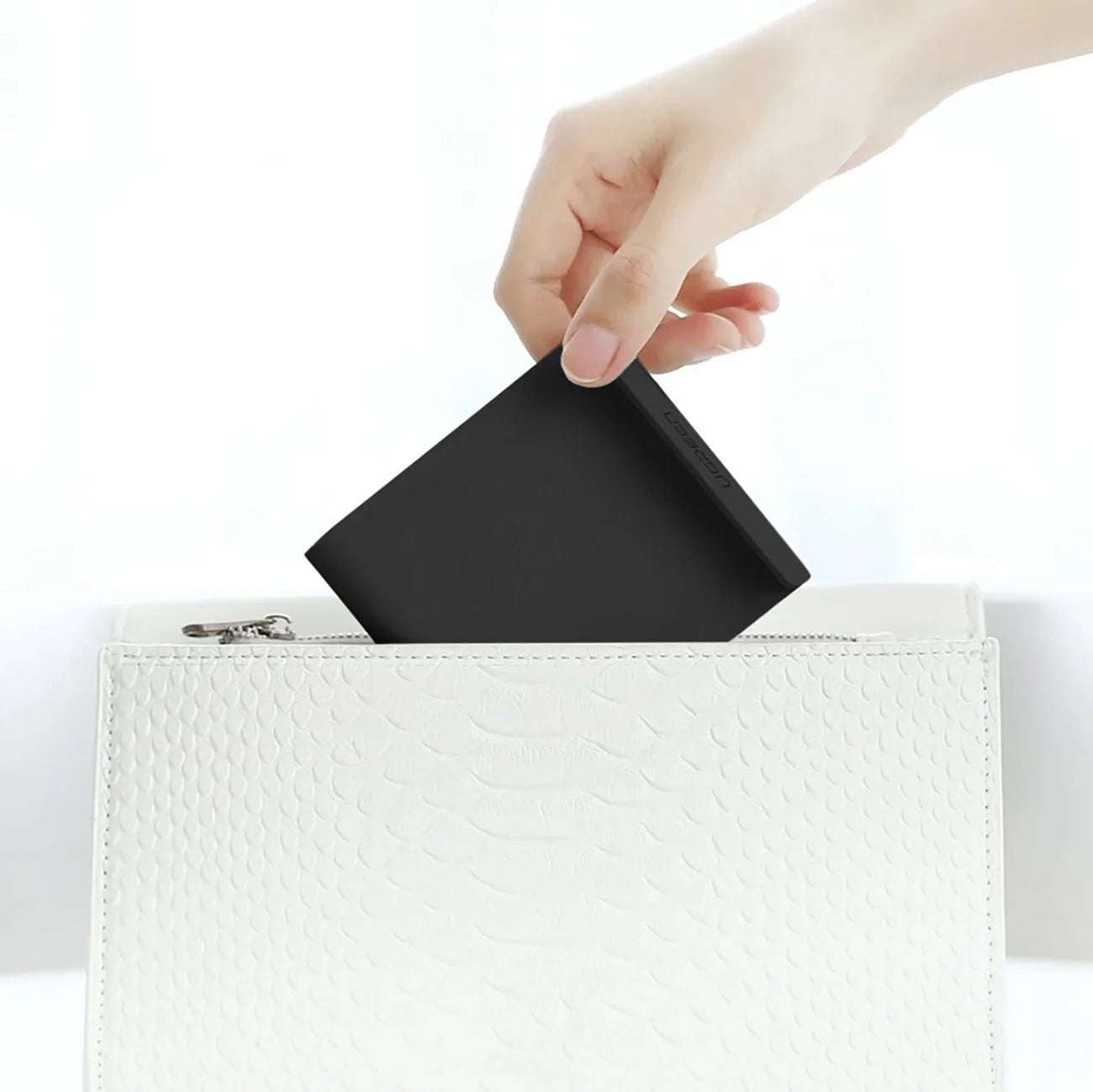 Suporte de Secretária Ugreen / Preto / Para Telefone 4-7.9"