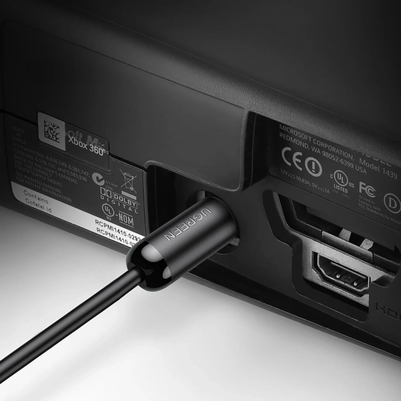 Ugreen AV122 70893 Cabo de áudio ótico Toslink/SPDIF / 3m / Preto