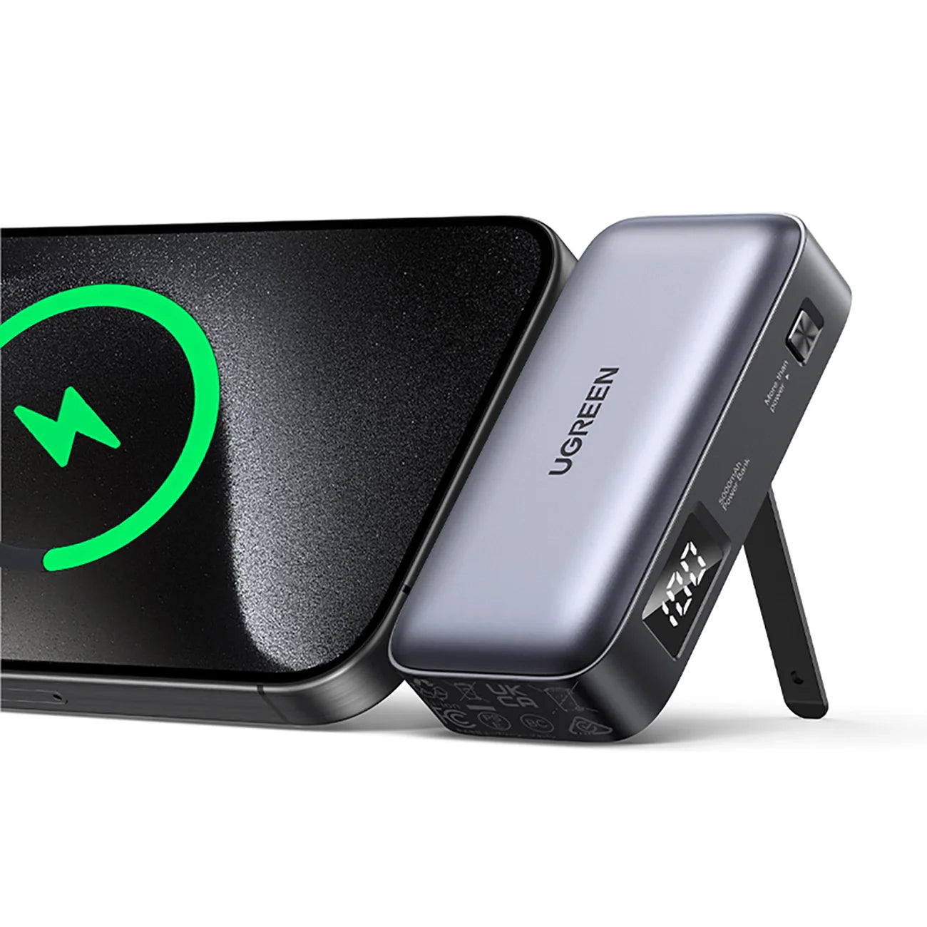 Power Bank UGREEN 5000mAh c/ conector USB-C integrado