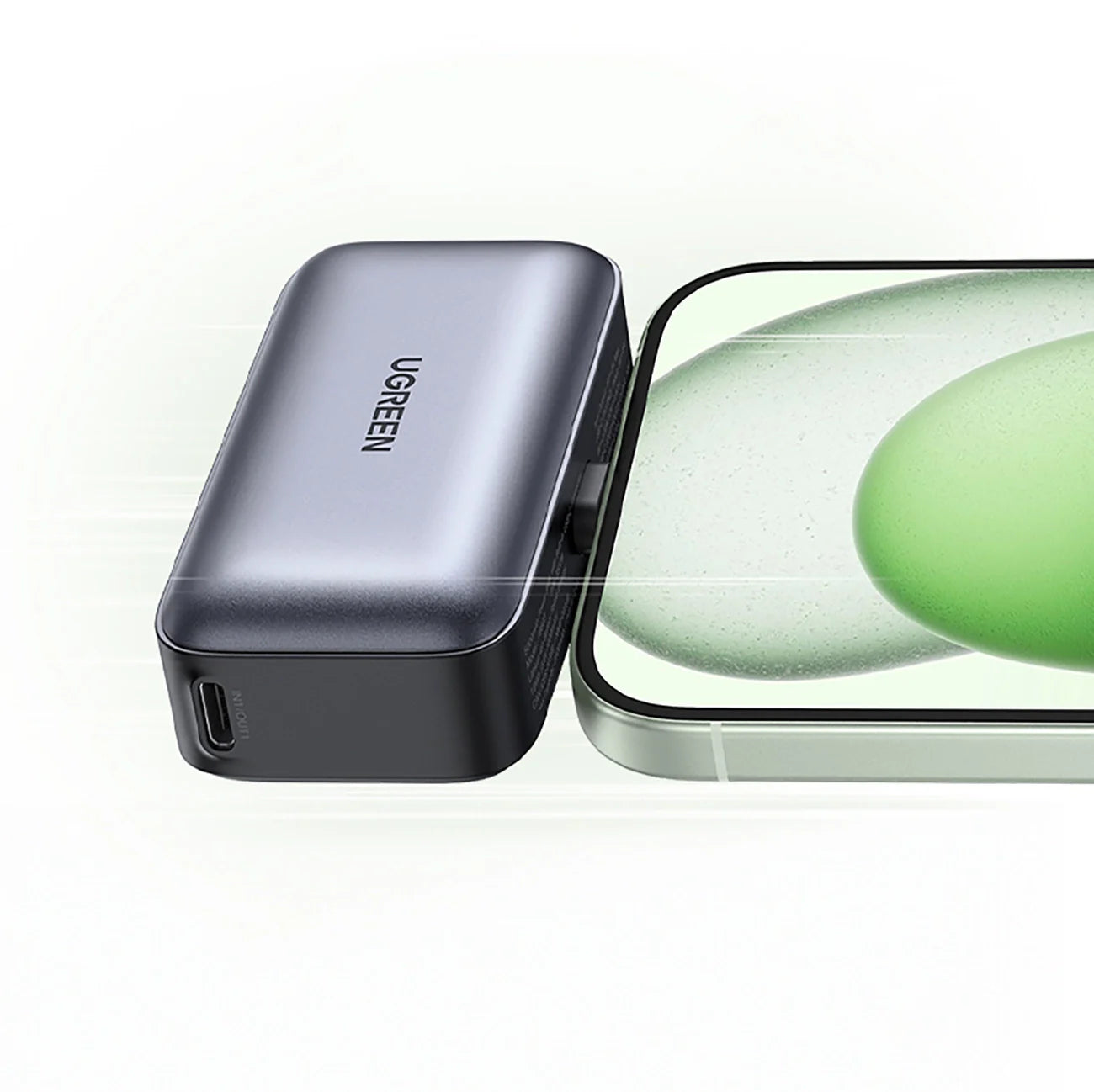 Power Bank UGREEN 5000mAh c/ conector USB-C integrado