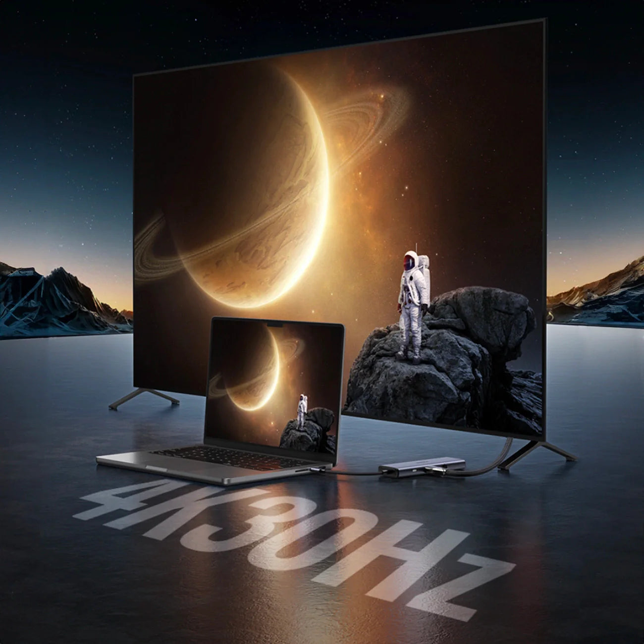 Hub 9 em 1 UGREEN CM498 USB-C com 3x USB-A 3.0, HDMI, VGA, RJ45, Leitor SD e TF Card