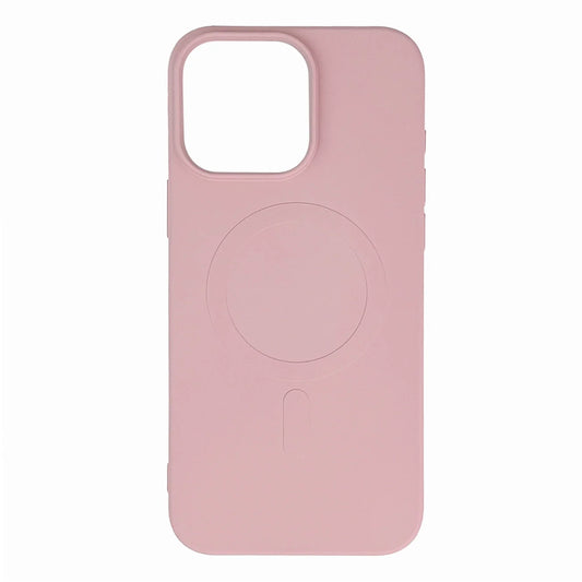 Capa de Silicone MagSafe para iPhone 16 Pro Rosa Claro