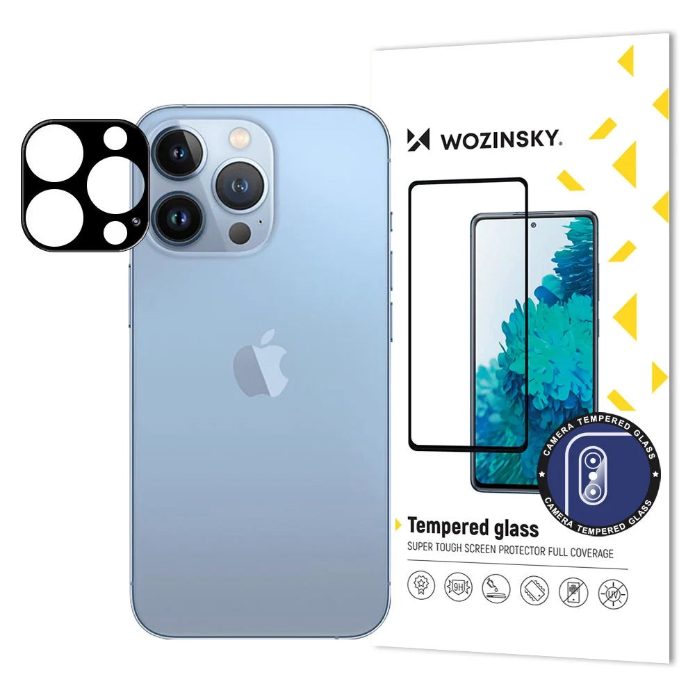 Wozinsky Full Camera Glass 9H para iPhone 16 Pro Max - Vidro Temperado - Transparente/PRETO