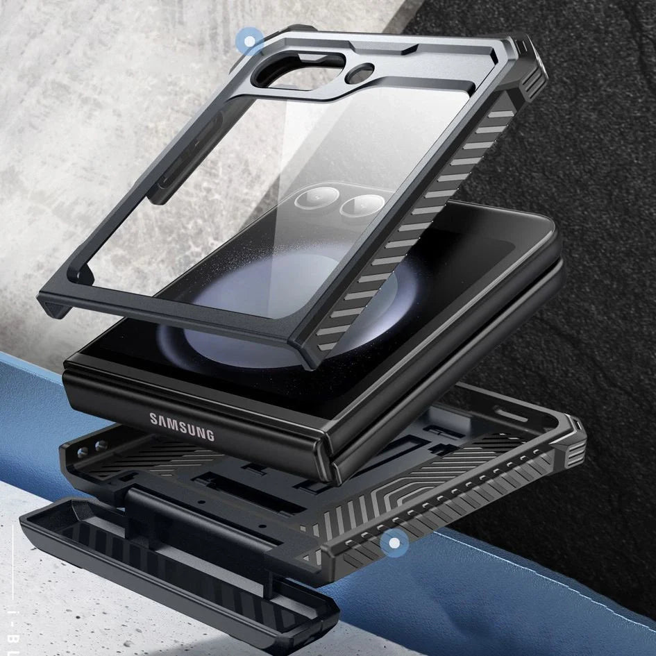 Capa Armorbox para Samsung Galaxy Z Flip 6 Supcase Preta