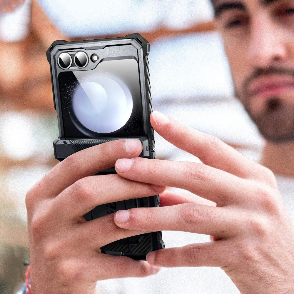 Capa Armorbox para Samsung Galaxy Z Flip 6 Supcase Preta