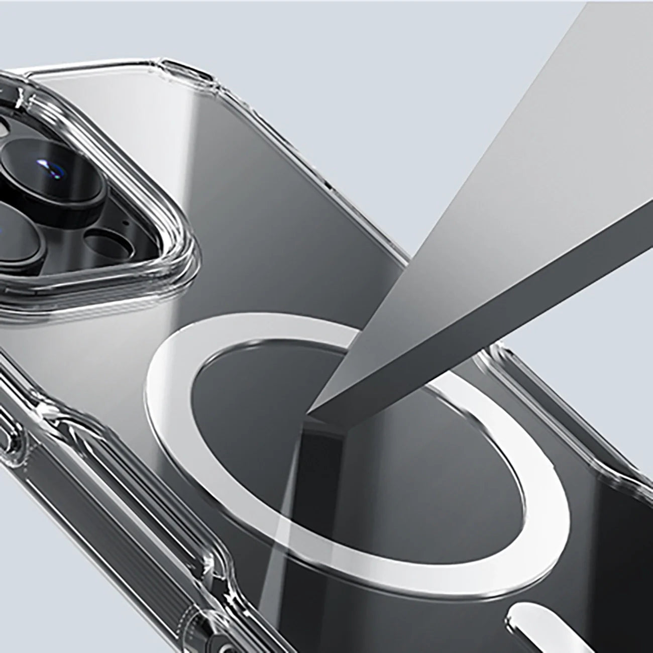 Capa Magnética Nillkin Transparente para iPhone 16 Pro com MagSafe