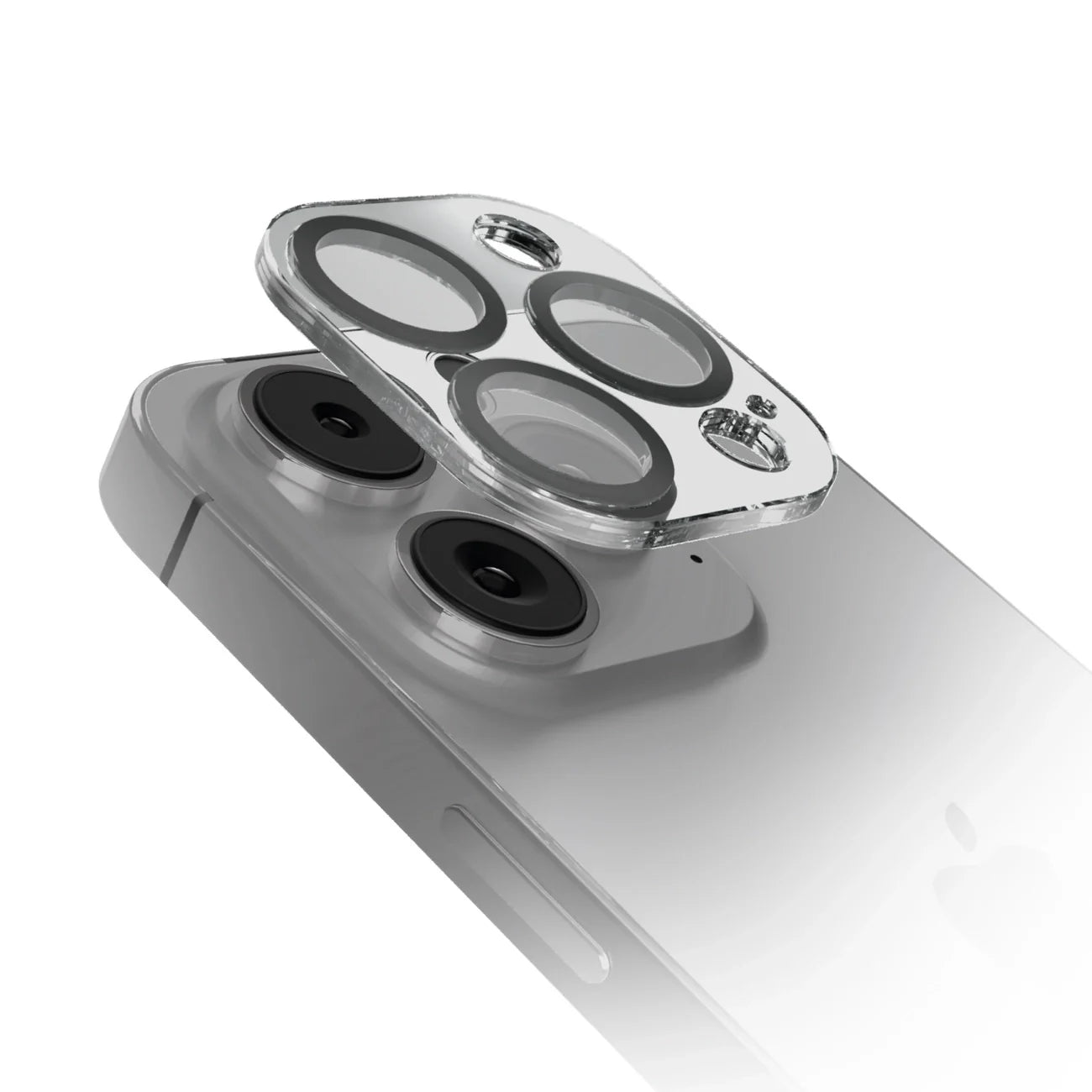 SBS Lente de Câmera em Vidro Temperado D3O Preto para iPhone 16 Pro / 16 Pro Max