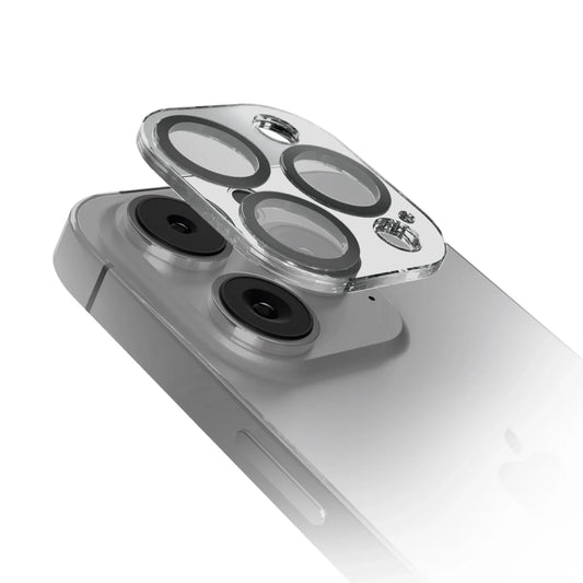 SBS Lente de Câmera em Vidro Temperado D3O Preto para iPhone 16 Pro / 16 Pro Max