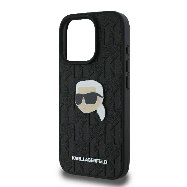 capa para iPhone 16 Pro Monograma Karl Lagerfeld Preta