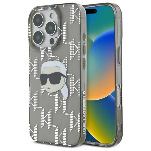 Capa para iPhone 16 Pro Max Karl Lagerfeld Preta KF002353-0