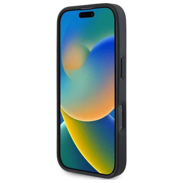 Capa BMW Premium Padrão de Linhas Cruzadas para iPhone 16 Pro Max