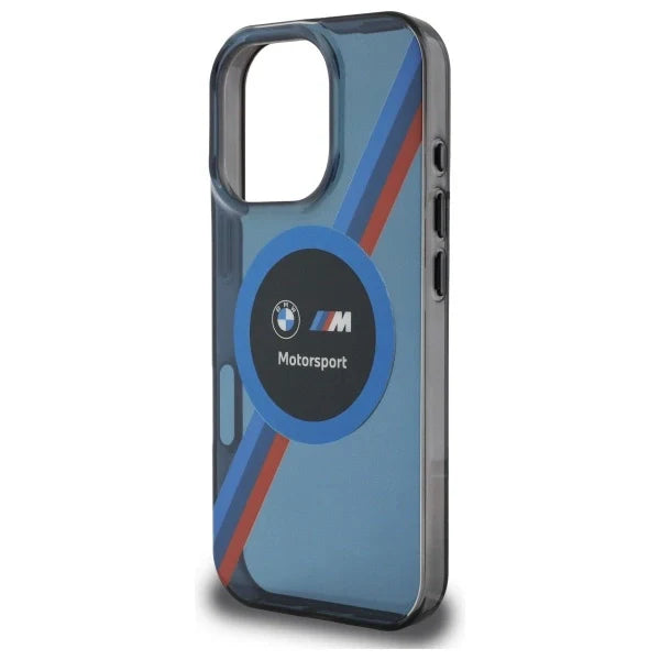Capa MagSafe BMW IML Circle Azul Marinho para iPhone 16 Pro Max