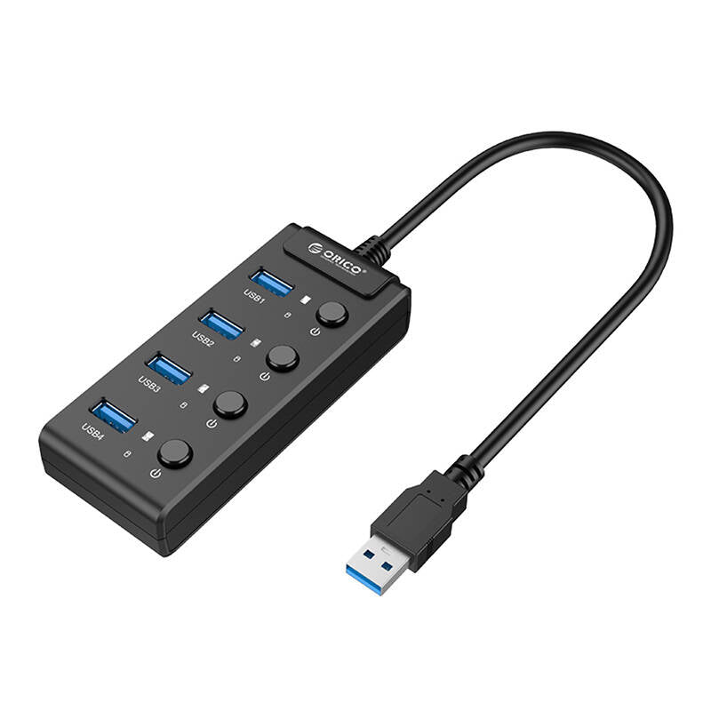 Hub USB 3.0 ORICO / 4x USB / Preto