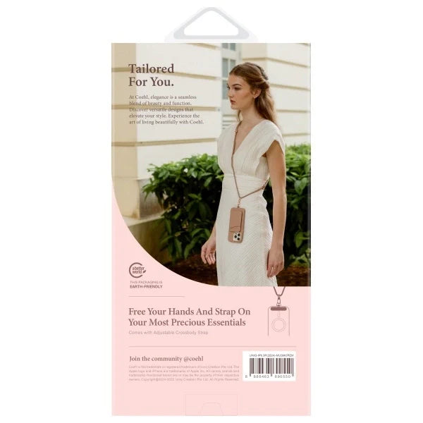 Capa para iPhone 16 Pro UNIQ Pele Sintética Magnética Bege