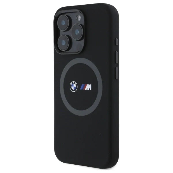 Capa MagSafe BMW Kit M para iPhone 16 Pro Max Preta