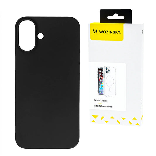 Capa em Silicone Wozinsky para Samsung Galaxy S25 Ultra Preta