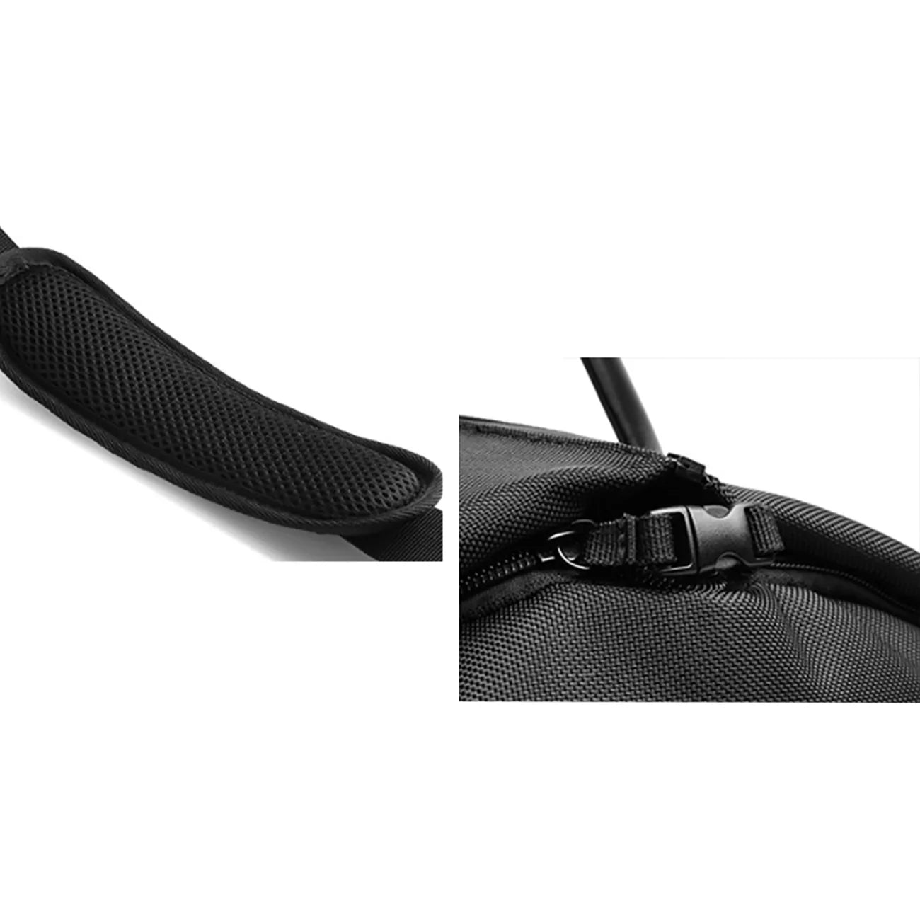 Mala de Viagem Wozinsky Premium com Bolso Para Roupas Molhadas 45L Preto