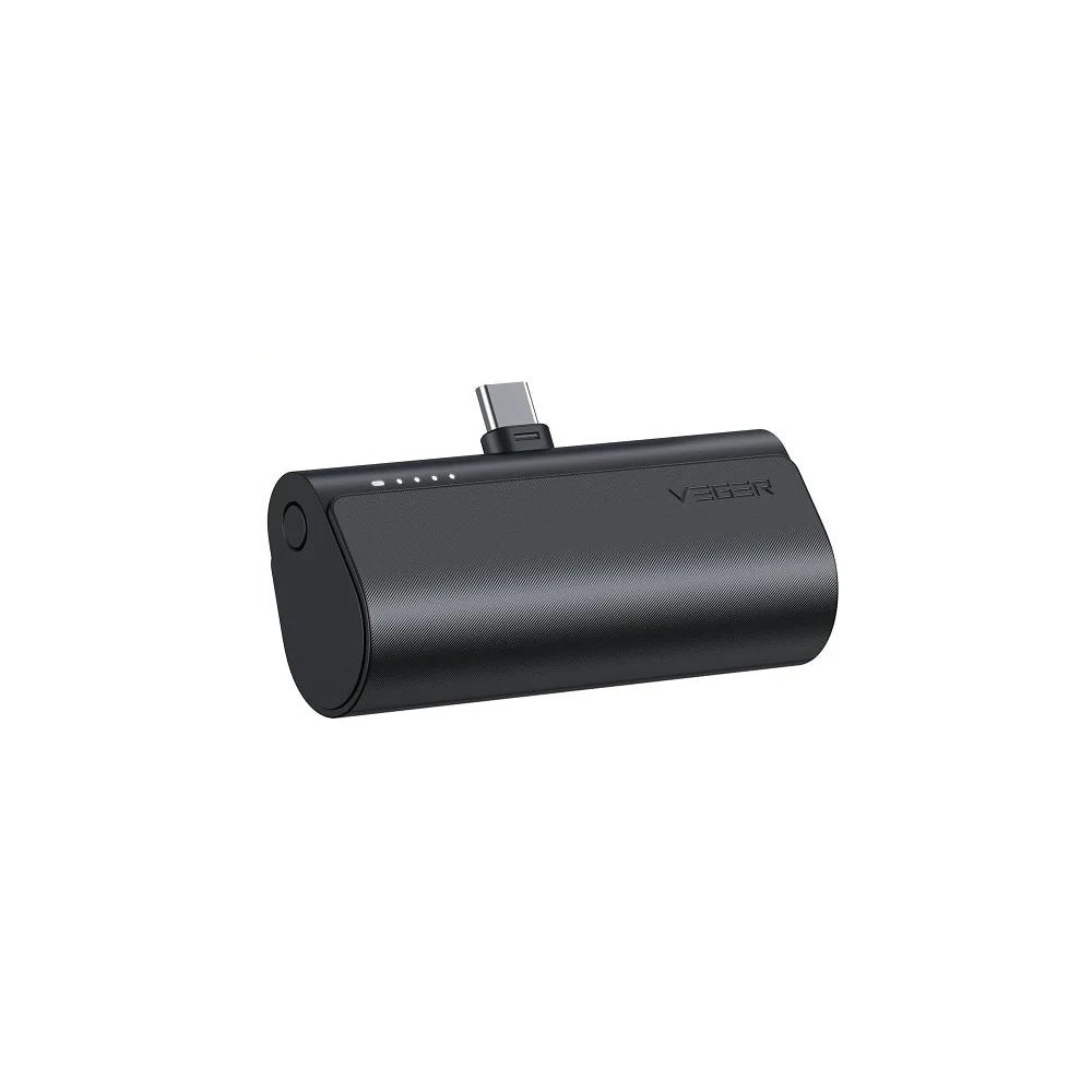 Powerbank VEGER W0556 / 5000mAh 20W 3A PD QC3.0 USB-C / Preto