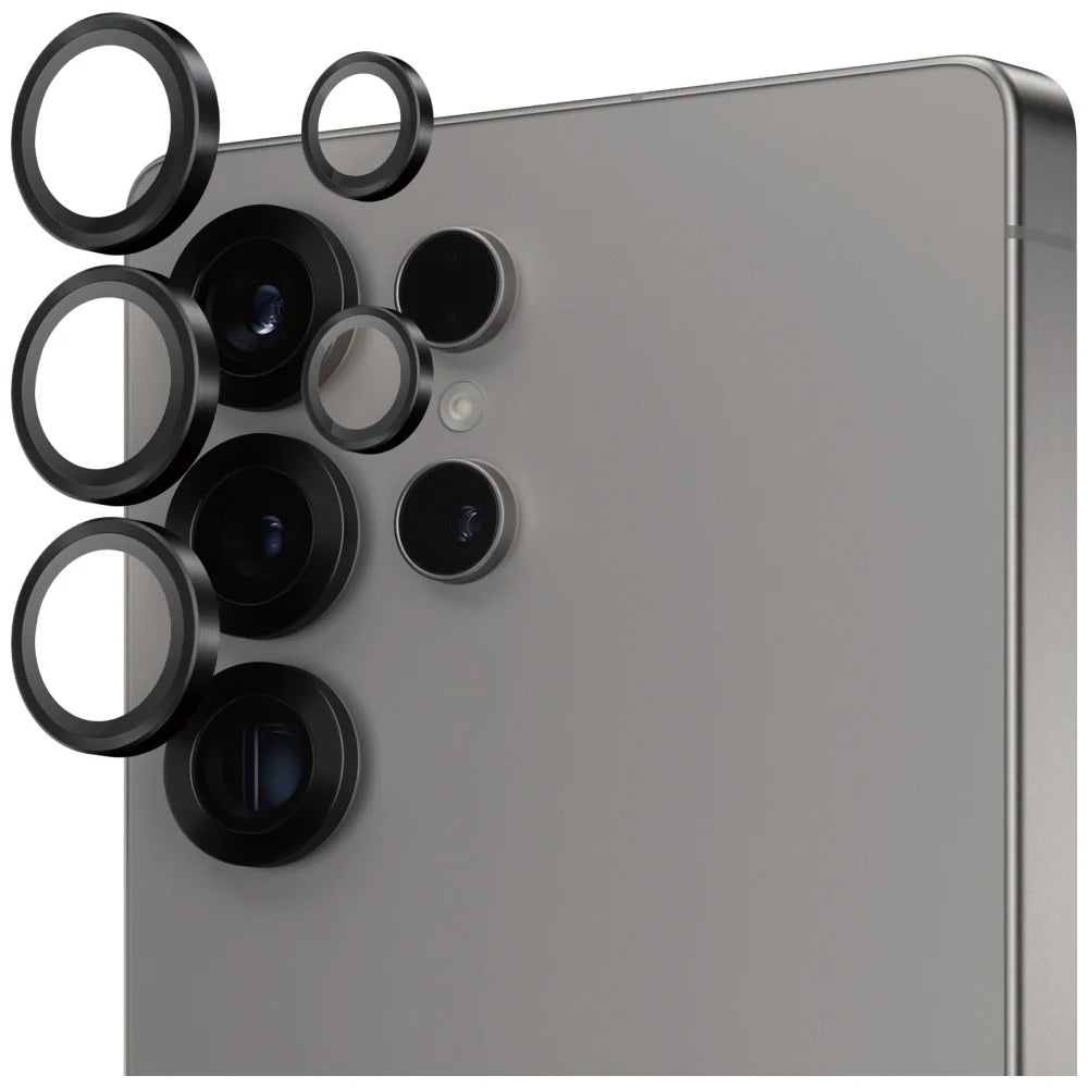 Protetor de Lentes PanzerGlass para Samsung Galaxy S25 Ultra / Aro Preto