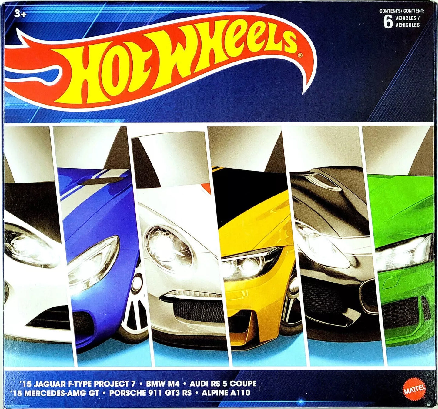 Conjunto de carros clássicos Hot Wheels Aleatórios