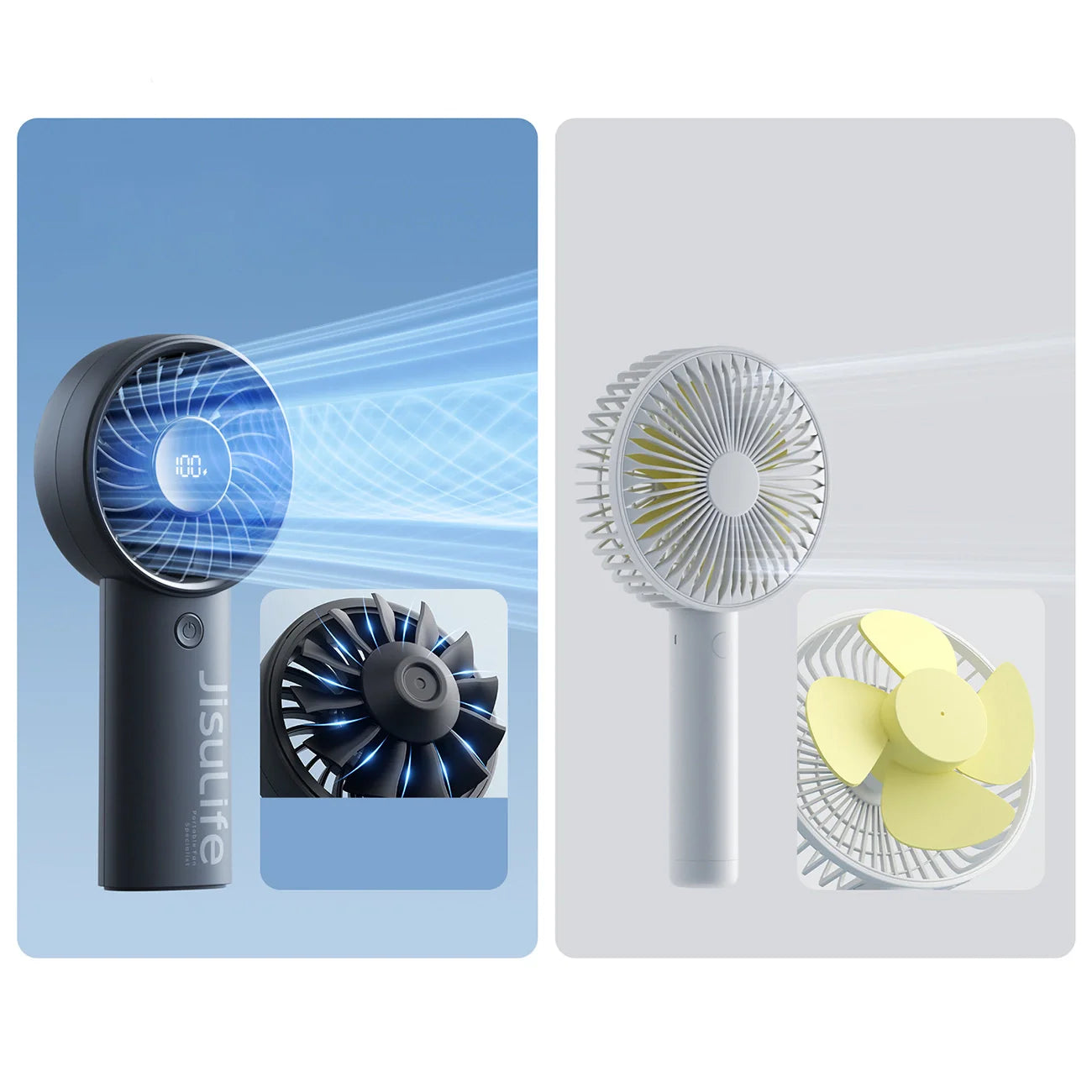 Ventoinha Portátil JISULIFE Life4 Preta