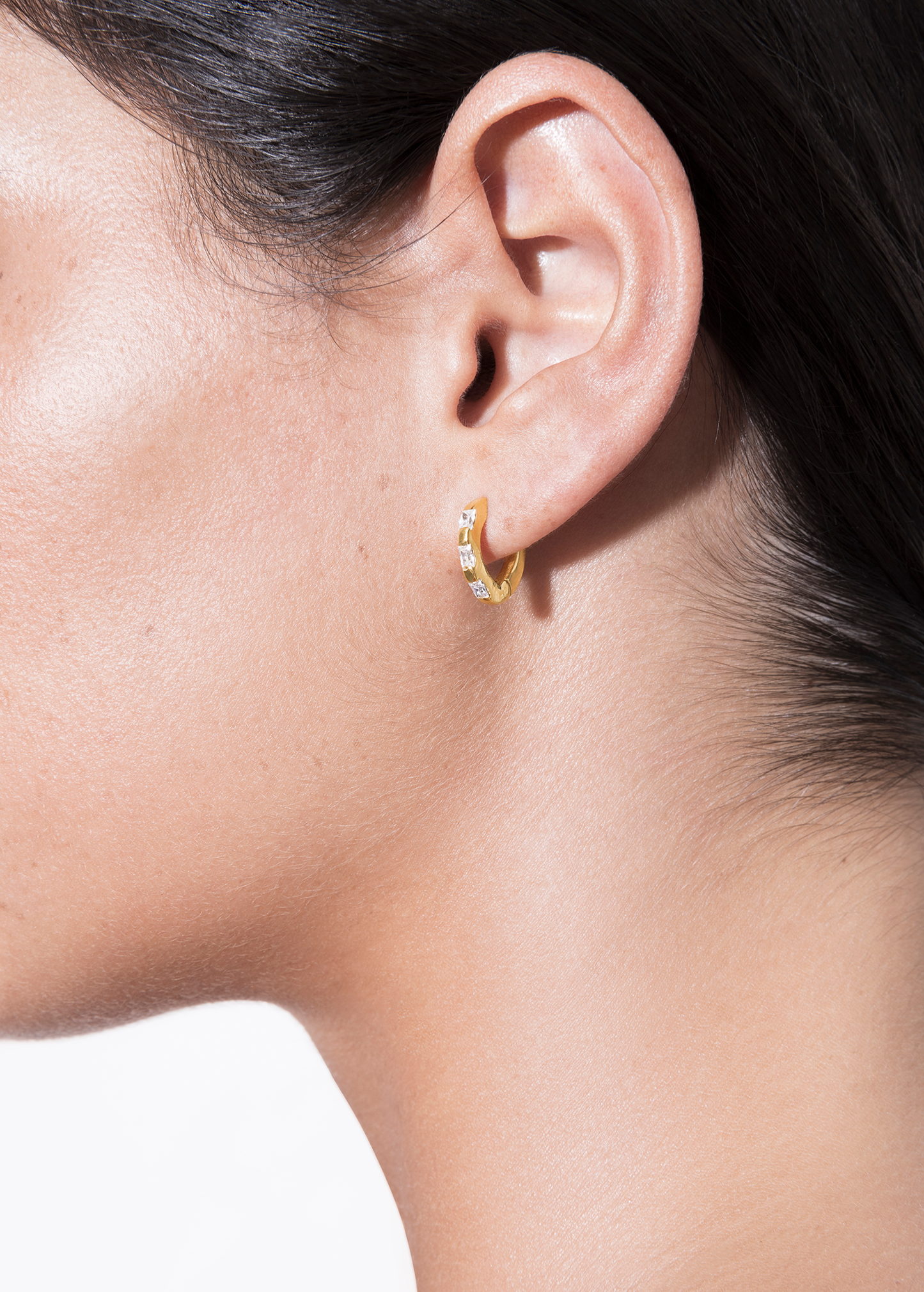 norma earrings white