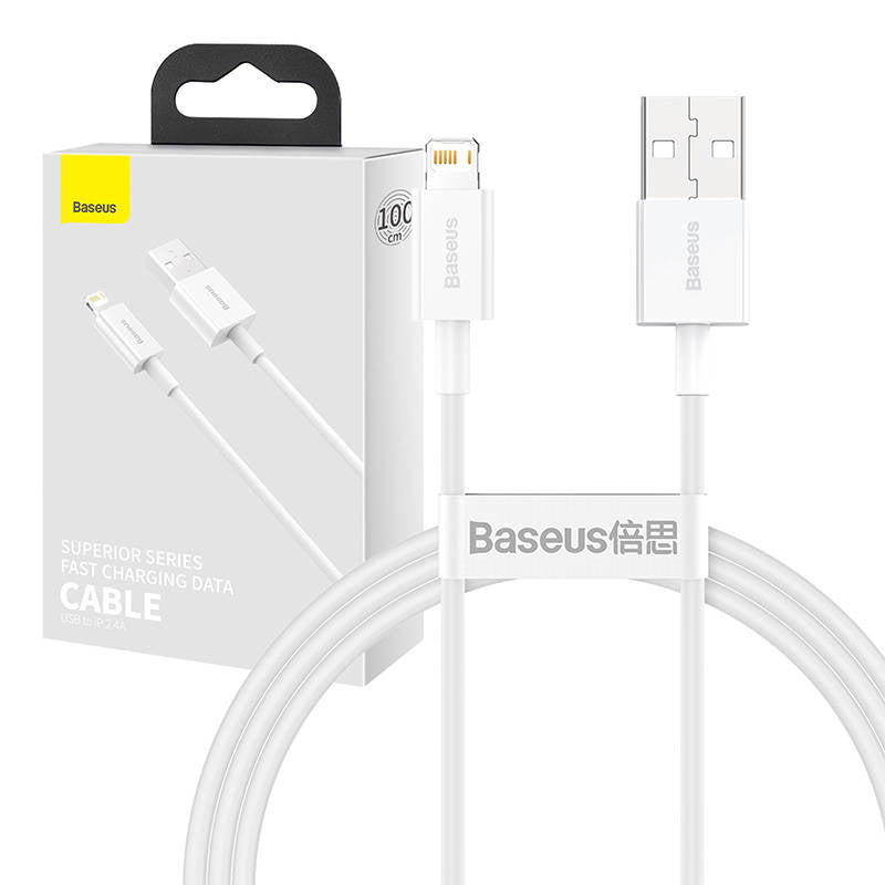 Cabo USB para Lightning Baseus Superior Series 2.4A 1m