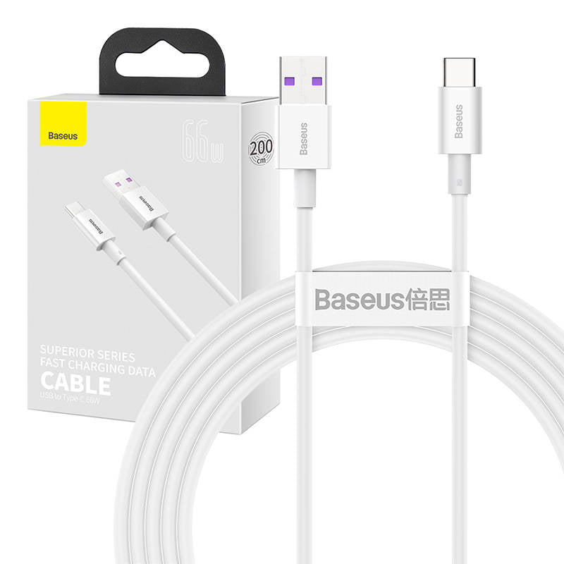 Cabo USB para USB-C 66W 2m Baseus Superior Series