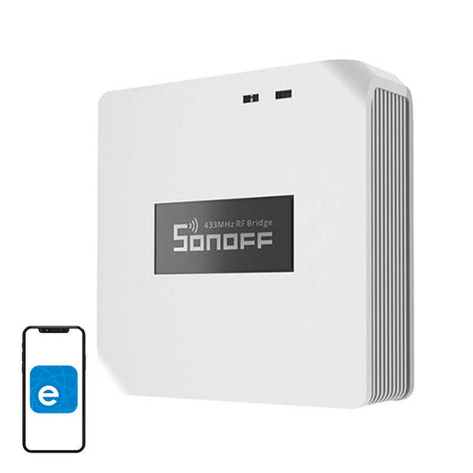 Smart Hub SONOFF / Preto / WiFi/RF 433MHz