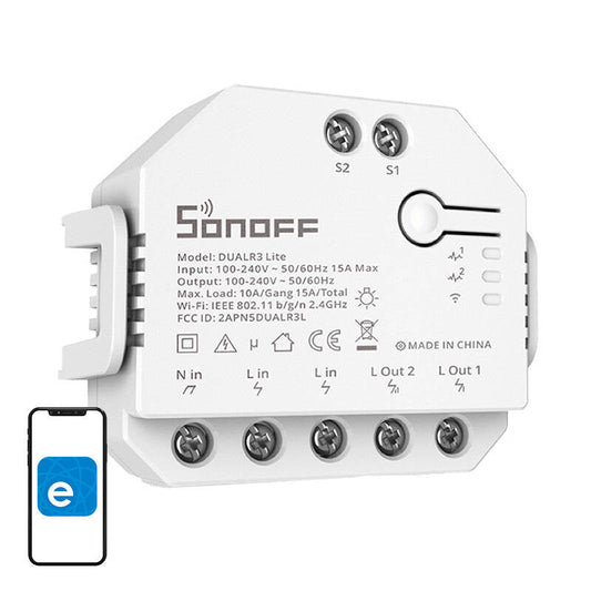 Smart Wi-Fi Switch SONOFF / Preto
