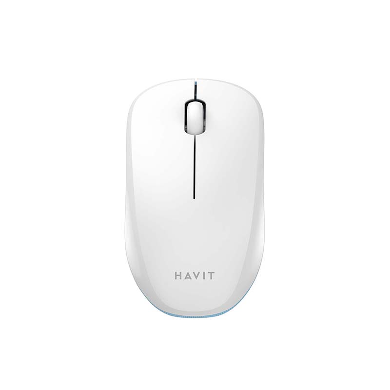 Rato sem fio HAVIT 1200Dpi Branco e Azul Ms66Gt-Wb
