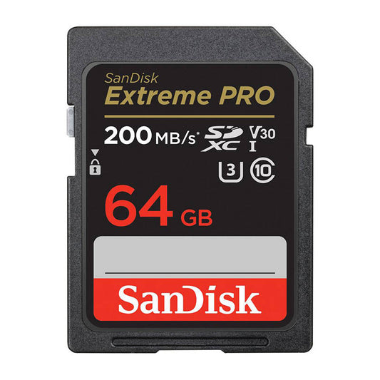Cartão de Memória Sandisk Cartão Sdxc Extreme Pro 64GB V30 USH-1 (200MB/s) (class 10)