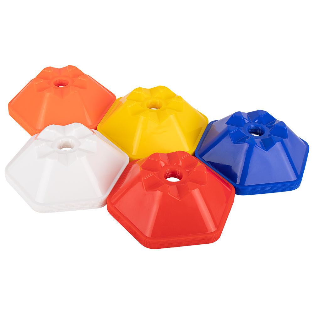 Marcadores de espaço hexagonais