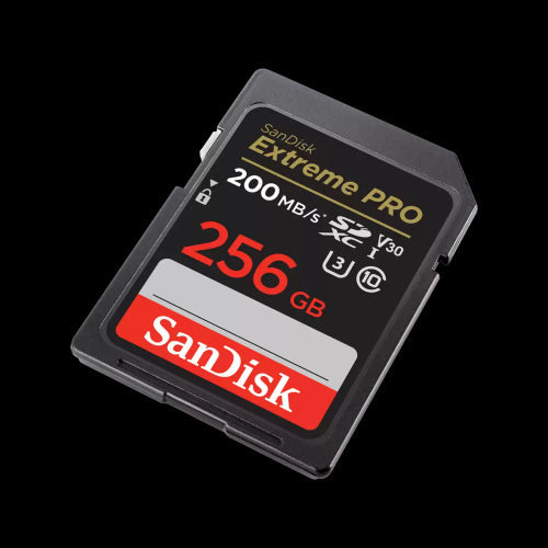 Cartão de Memória SDXC SanDisk Extreme PRO 256GB (200MB/s) UHS-I, U3, V30