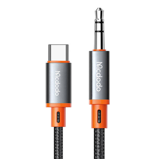 Cabo de Audio USB-C para Jack 3.5mm AUX mini jack 1.2 Metros Mcdodo