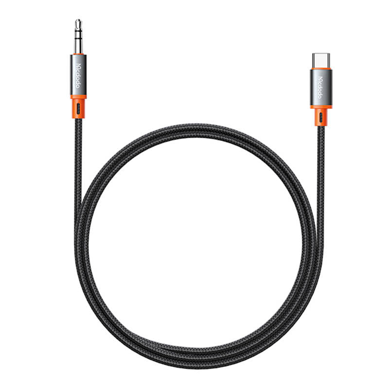 Cabo de Audio USB-C para Jack 3.5mm AUX mini jack 1.2 Metros Mcdodo